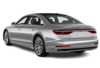 Audi A8 L TFSI e - Vue arrière trois-quarts