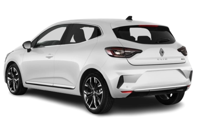 Renault Clio full hybrid E-Tech - Vue arrière trois-quarts