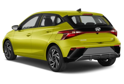 Hyundai i20 - Vue arrière trois-quarts