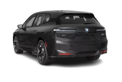 BMW iX - Vue arrière trois-quarts