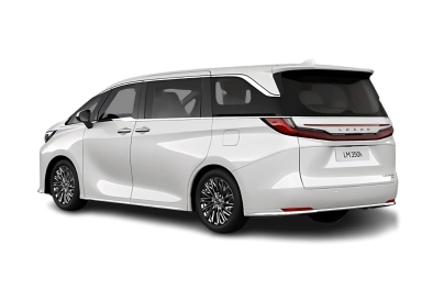 Lexus LM 350h - Vue arrière trois-quarts