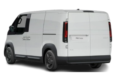 Kia PV5 Cargo - Vue arrière trois-quarts