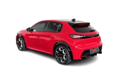 Peugeot Nouvelle e-208 GTi - Vue arrière trois-quarts