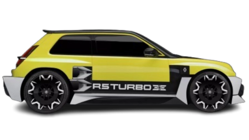 Renault 5 Turbo 3E - Vue latérale gauche
