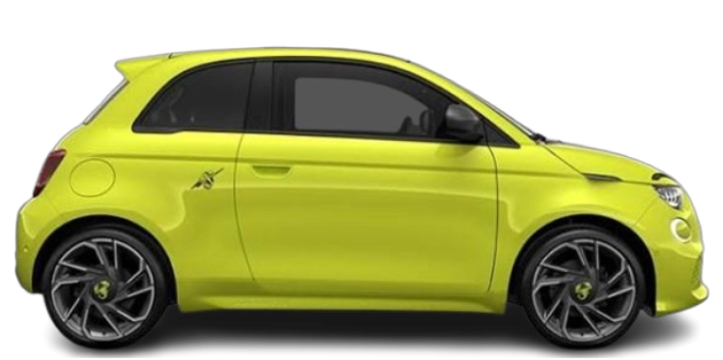 Abarth 500E - Vue latérale gauche