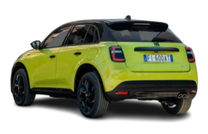 Fiat 600 Sport - Vue arrière trois-quarts