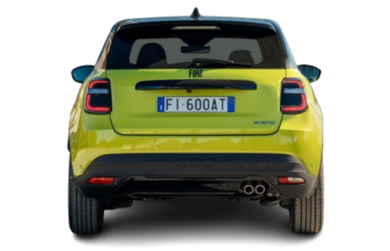 Fiat 600 Sport - Vue arrière