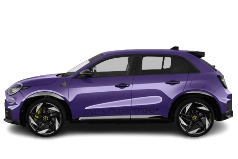 Abarth 600E - Vue latérale gauche
