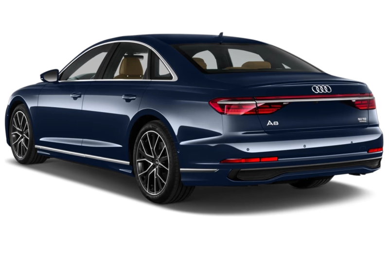 Audi A8 - Vue arrière trois-quarts