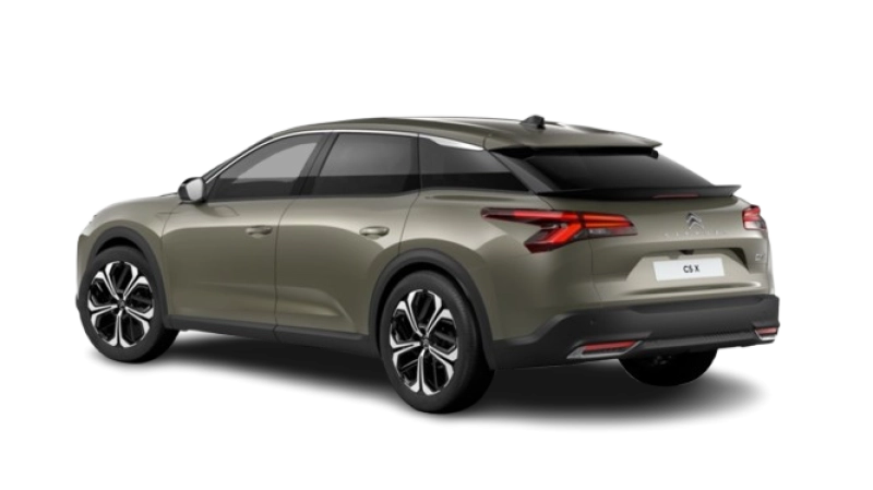 Citroën C5 X - Vue arrière trois-quarts