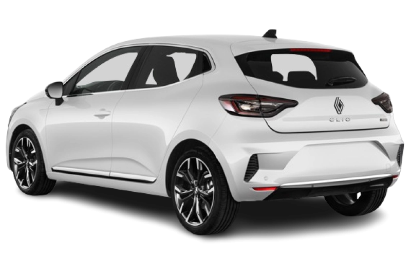 Renault Clio full hybrid E-Tech - Vue arrière trois-quarts