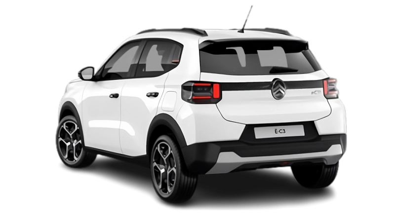 Citroën ë-C3 VAN - Vue arrière trois-quarts