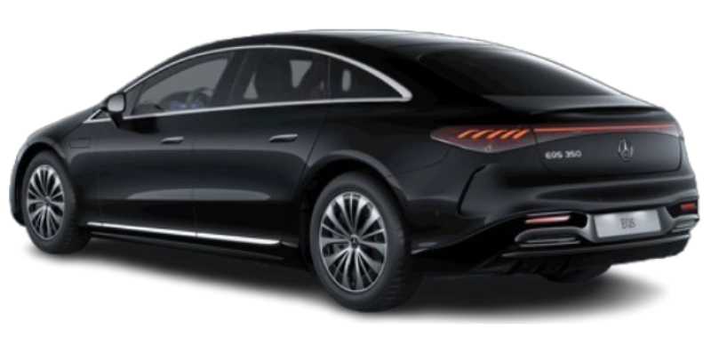 Mercedes‑Benz EQS Berline - Vue arrière trois-quarts