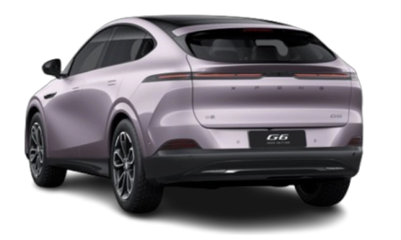 XPENG G6 - Vue arrière trois-quarts