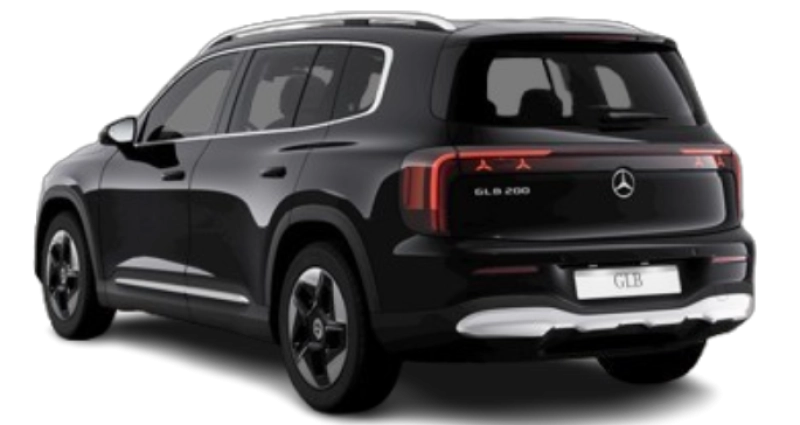 Mercedes‑Benz GLB Électrique - Vue arrière trois-quarts