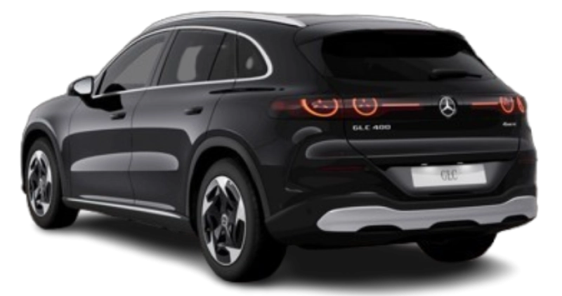 Mercedes‑Benz GLC Électrique - Vue arrière trois-quarts