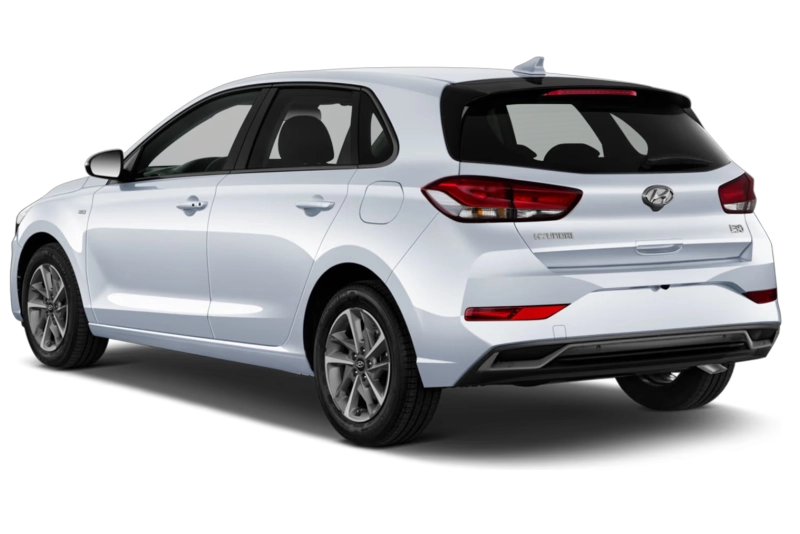 Hyundai i30 - Vue arrière trois-quarts
