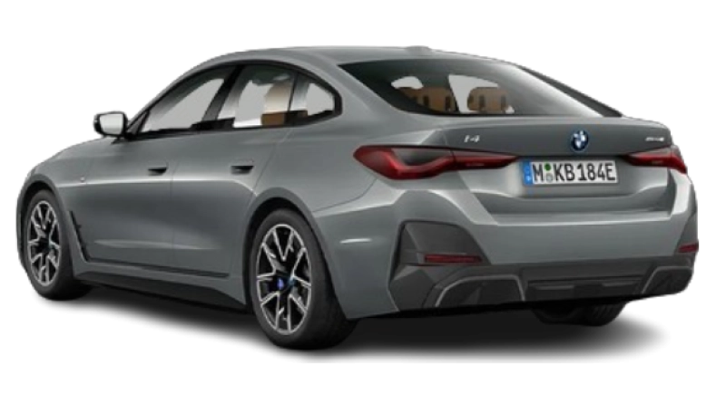 BMW i4 - Vue arrière trois-quarts