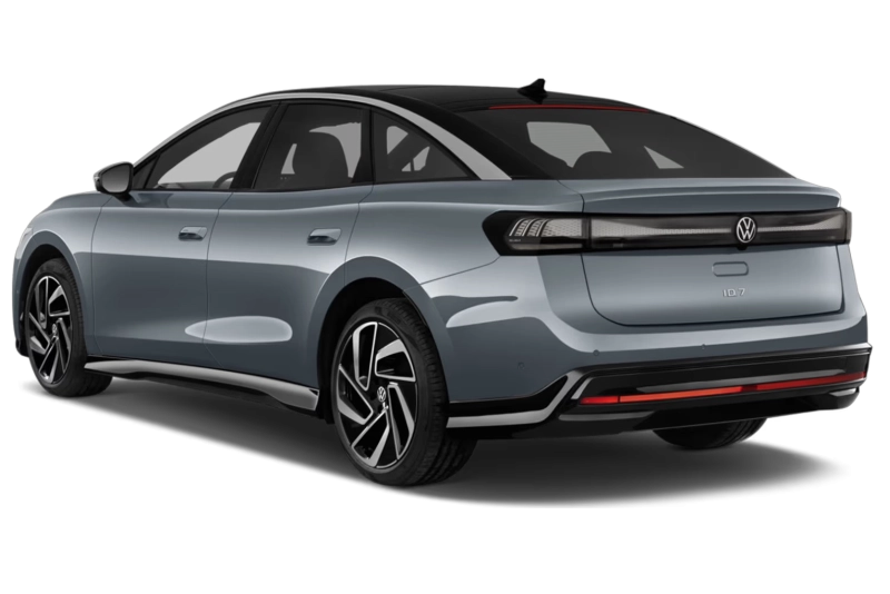 Volkswagen ID.7 - Vue arrière trois-quarts