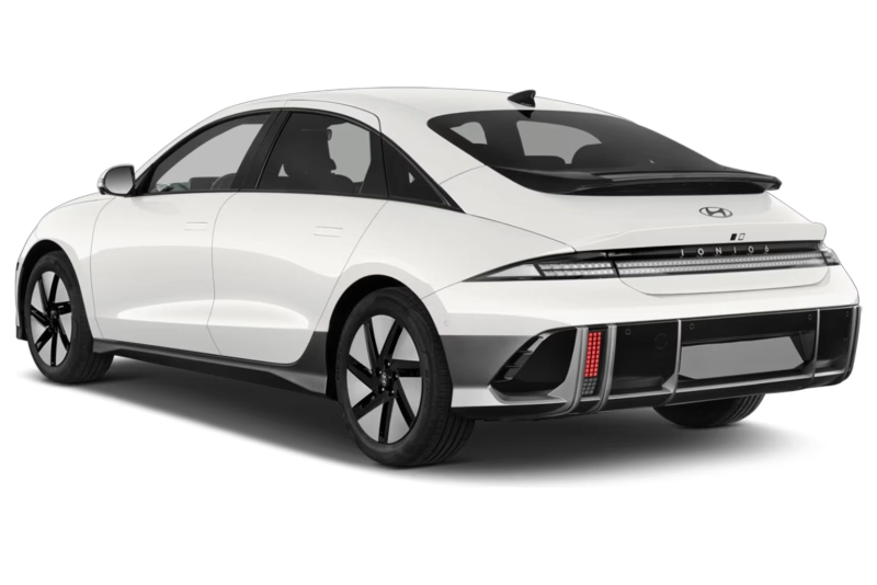 Hyundai IONIQ 6 - Vue arrière trois-quarts