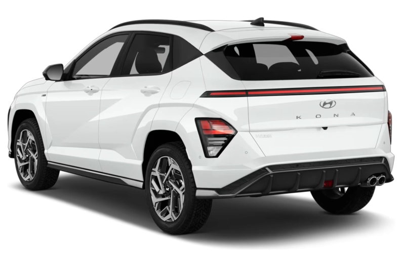 Hyundai KONA - Vue arrière trois-quarts