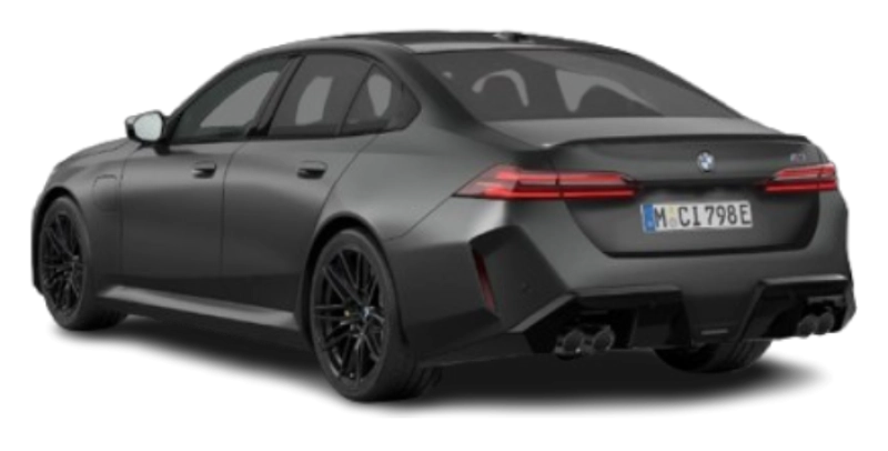 BMW M5 - Vue arrière trois-quarts