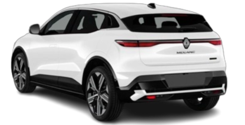 Renault Mégane E-Tech - Vue arrière trois-quarts