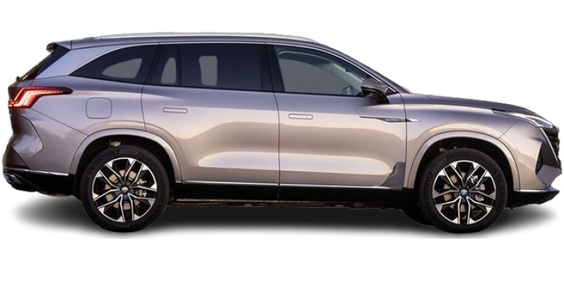 MG MGS9 PHEV - Vue latérale gauche