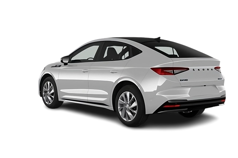 Skoda Nouveau Enyaq Coupé - Vue arrière trois-quarts
