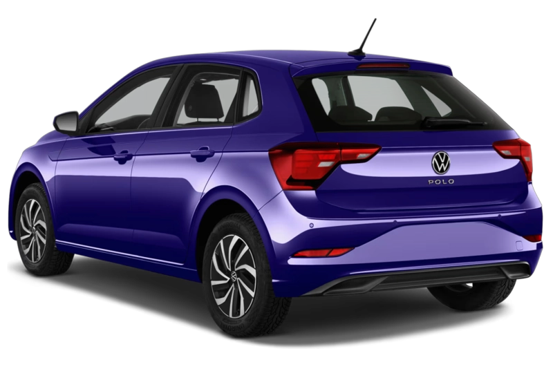 Volkswagen Polo - Vue arrière trois-quarts
