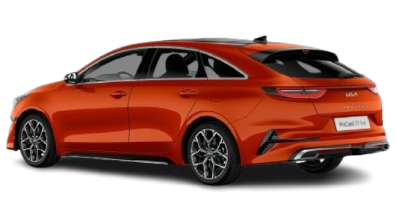 Kia ProCeed - Vue arrière trois-quarts