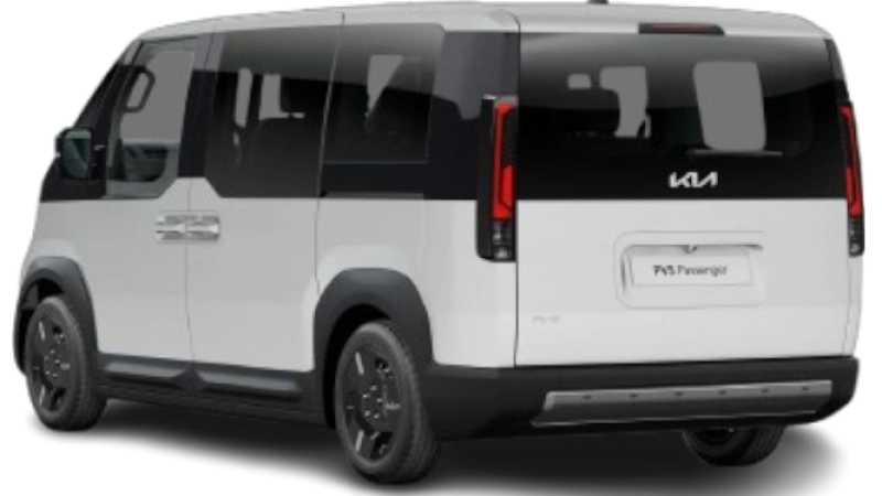 Kia PV5 Passenger - Vue arrière trois-quarts