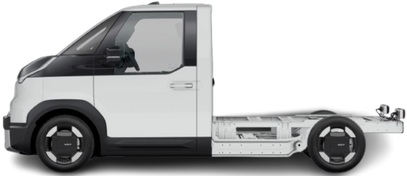 Kia PV5 Chassis Cab - Vue latérale gauche