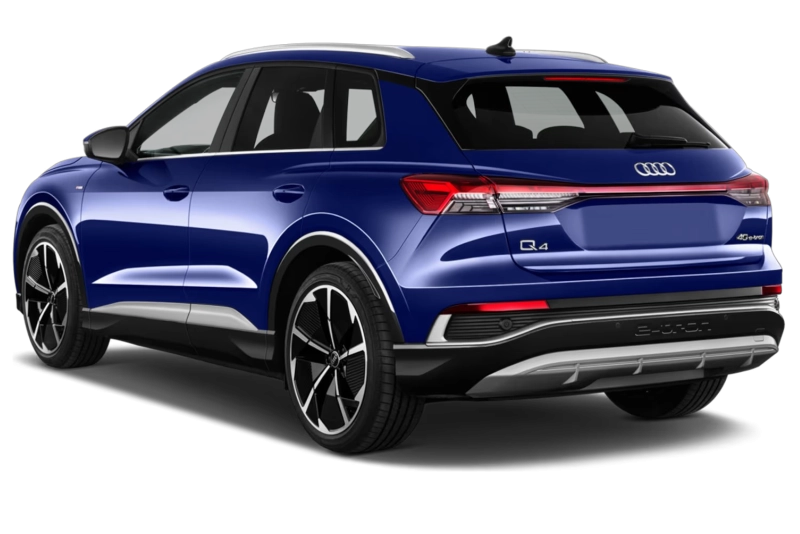Audi Q4 e-tron - Vue arrière trois-quarts