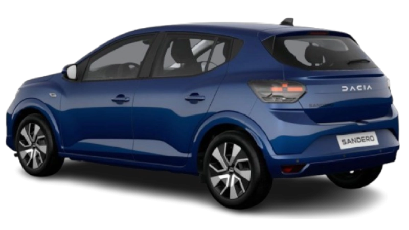 Dacia Nouvelle Sandero - Vue arrière trois-quarts
