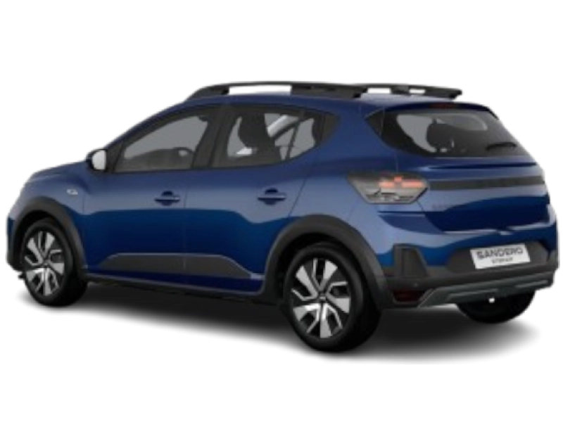 Dacia Nouvelle Sandero Stepway - Vue arrière trois-quarts