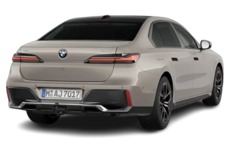 BMW Série 7 - Vue arrière trois-quarts