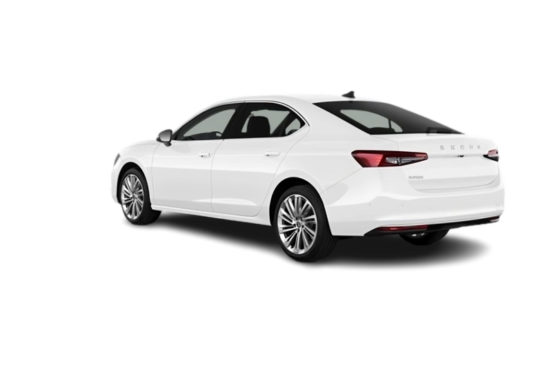 Skoda Superb Berline - Vue arrière trois-quarts