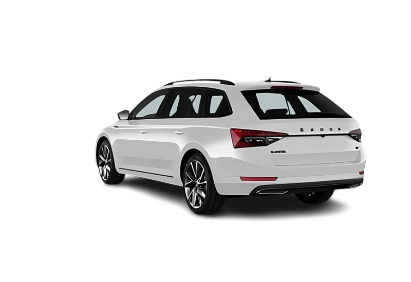 Skoda Superb Combi - Vue arrière trois-quarts