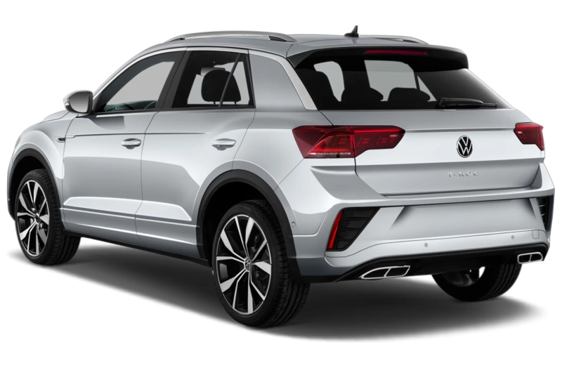 Volkswagen T-Roc - Vue arrière trois-quarts