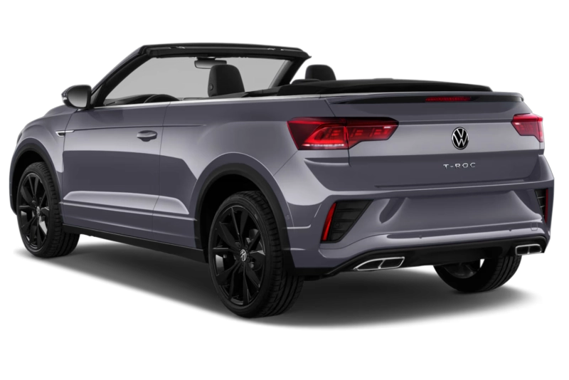 Volkswagen T-Roc Cabriolet - Vue arrière trois-quarts
