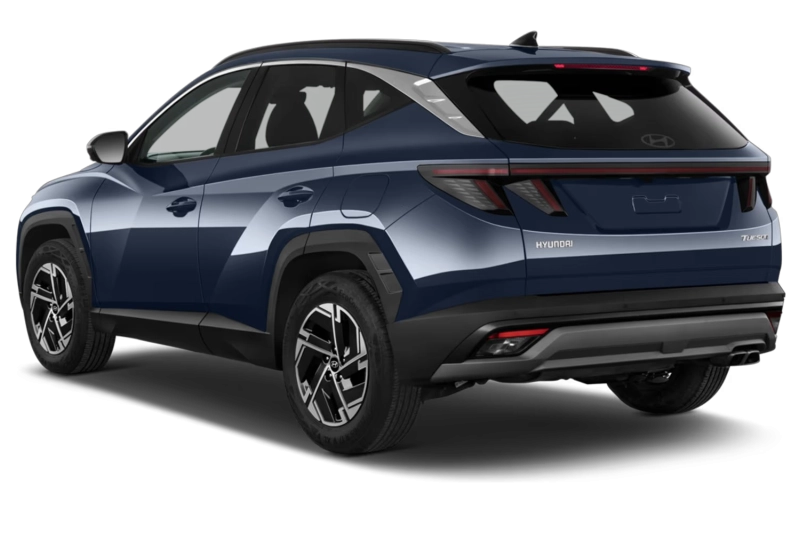 Hyundai TUCSON - Vue arrière trois-quarts
